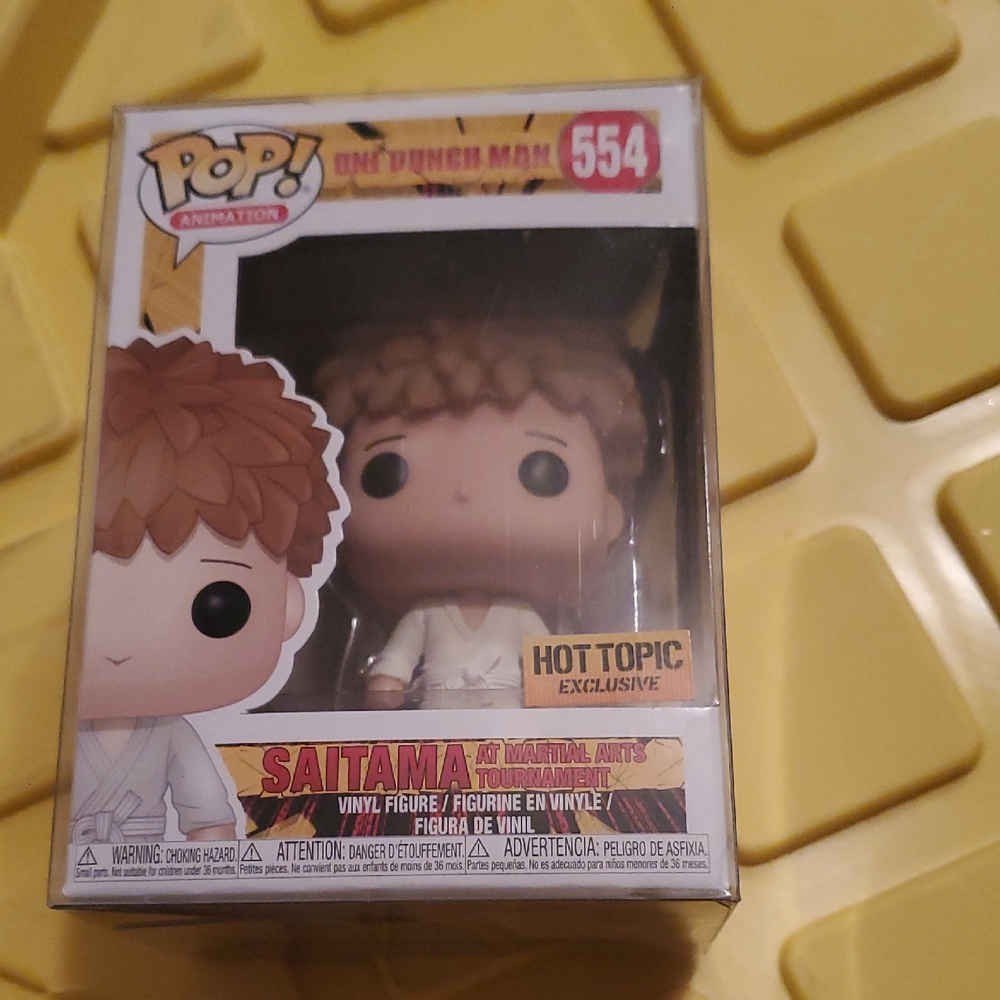 One Punch Man Saitama At Martial Arts Tournament #554 Hot Topic Exclusive Funko